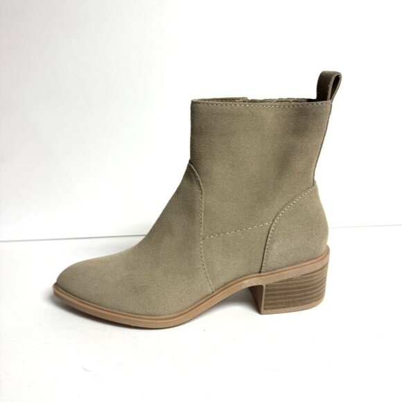 Dolce Vita Women’s Bryson Bootie Taupe Suede Size 7.5W - Picture 1 of 6